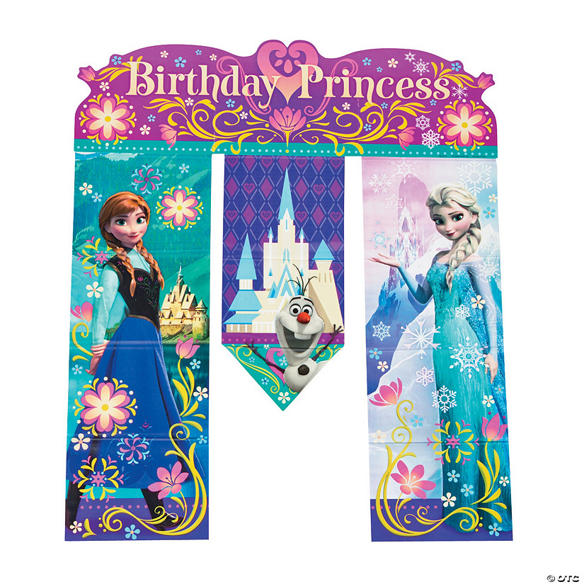 Disneys Frozen Princess Birthday Paper Banner Discontinued 