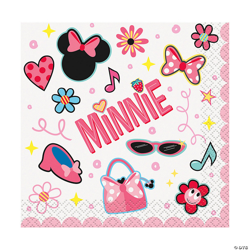 Disney's Minnie Mouse Beverage Napkins - 16 Pc. Image