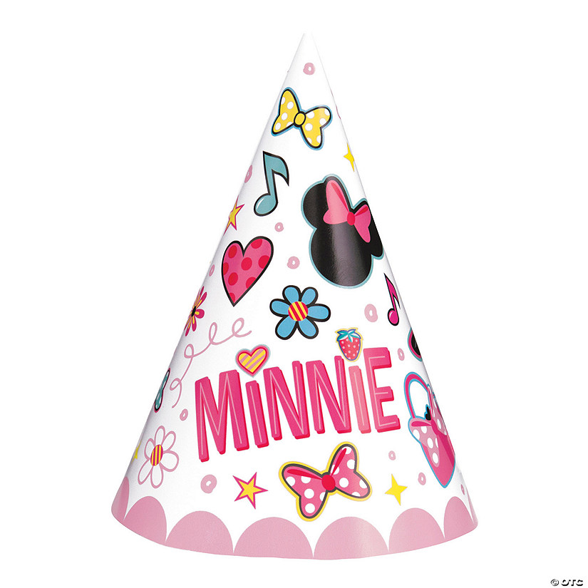 Disney's Minnie Mouse Cone Party Hats - 8 Pc. Image