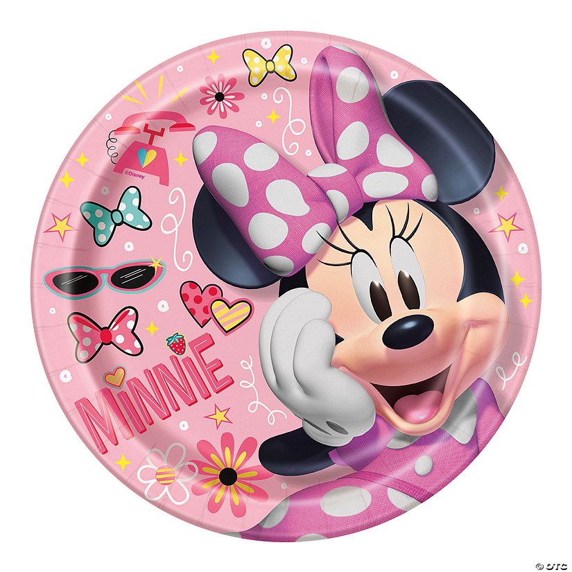 Disney's Minnie Mouse Party Paper Dinner Plates - 8 Ct. Image