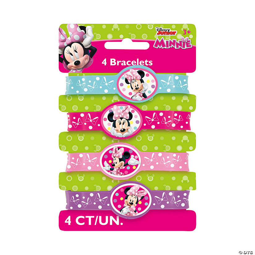 Disney's Minnie Mouse Rubber Bracelets - 4 Pc. Image