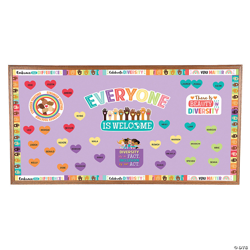 Diversity & Inclusion Bulletin Board Set - 60 Pc. | Oriental Trading