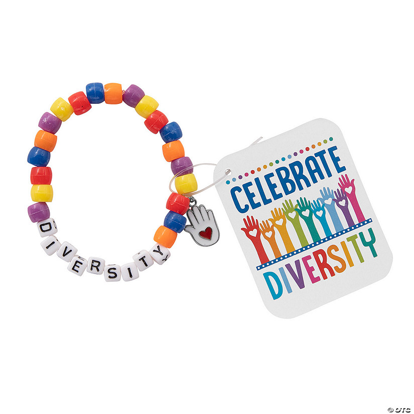 Diversity Charm Bracelet Craft Kit - Makes 12 Image