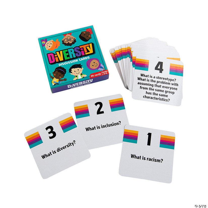 Diversity Discussion Cards - 39 Pc. Image