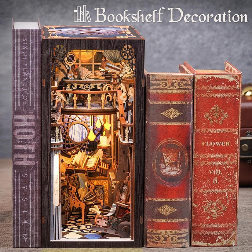 DIY 3D Book Nook Kit Nebula Common Room 350pcs Image