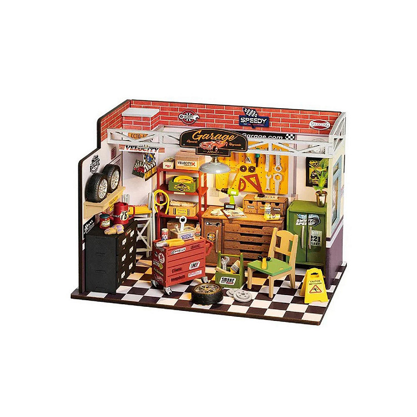 DIY 3D House Puzzle - Garage Workshop 157pcs Image