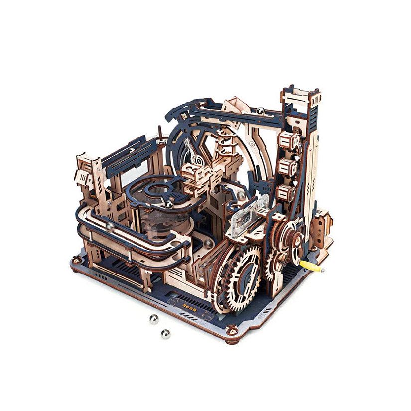 DIY 3D Moving Gears Puzzle - Marble SpacePort - 472 pcs Image