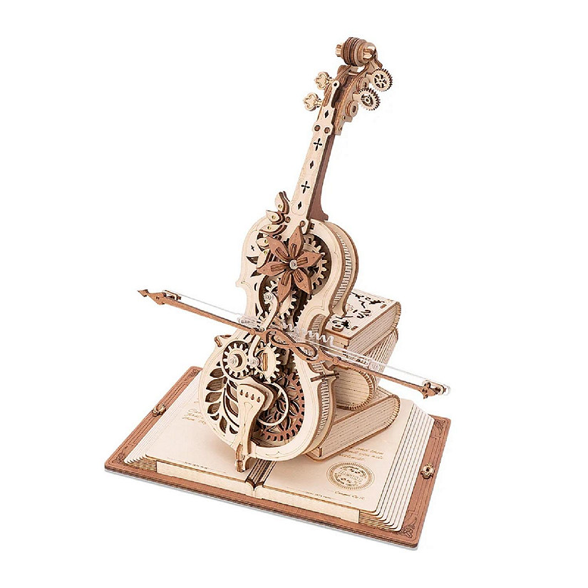DIY 3D Music Box Puzzle Magic Cello 199pcs Image