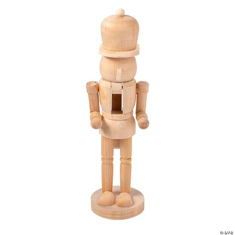 DIY 3D Unfinished Wood Nutcrackers - 2 Pc. Image