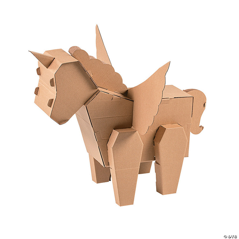 DIY 3D Unicorn Cardboard Stand-Up Image