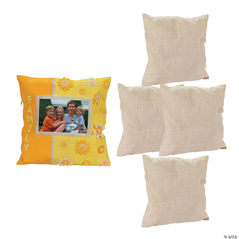 DIY Canvas Photo Pillow Covers - 4 Pc. Image