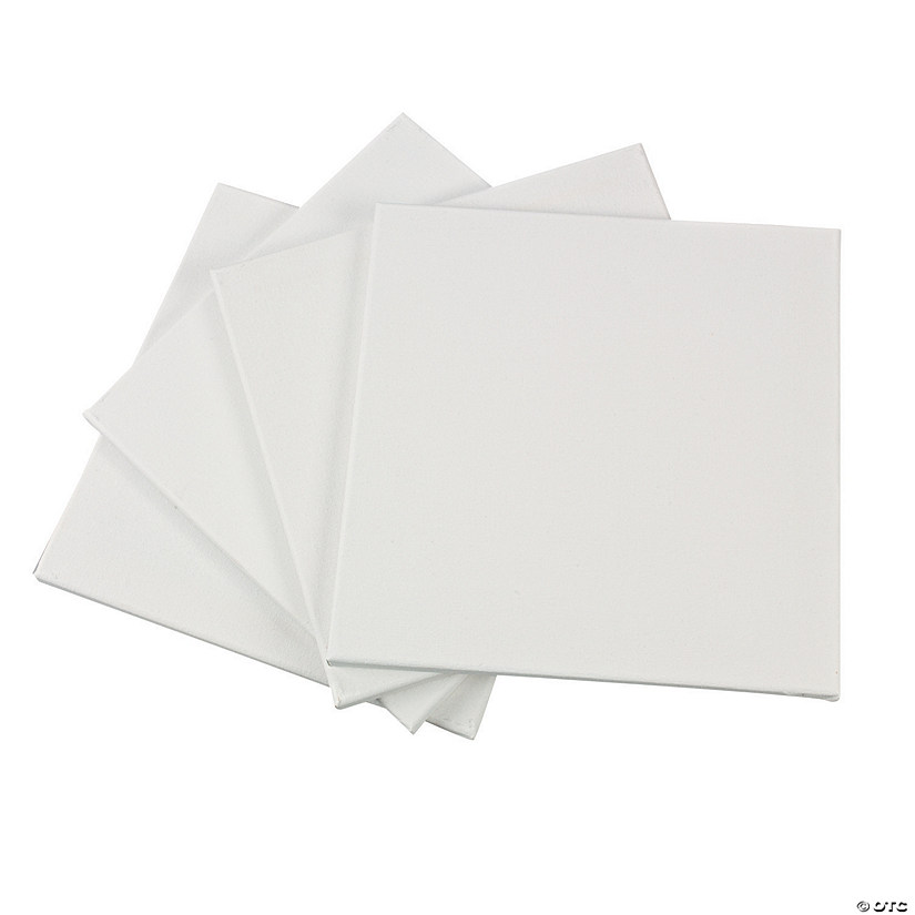 DIY Canvases - 8" x 8" - 4 Pc. Image