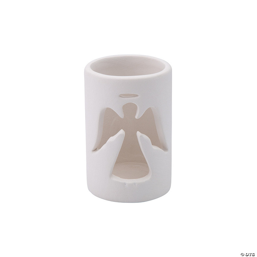 DIY Ceramic Angel Votive Candle Holders 12 Pc. Oriental Trading