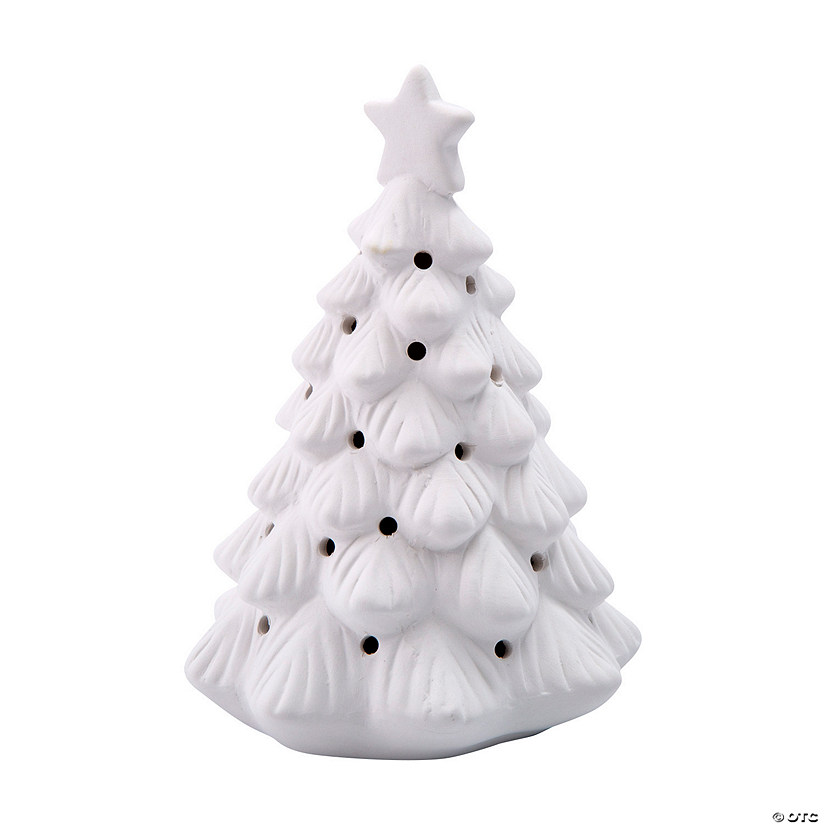 DIY Ceramic Christmas Trees - 3 Pc. Image