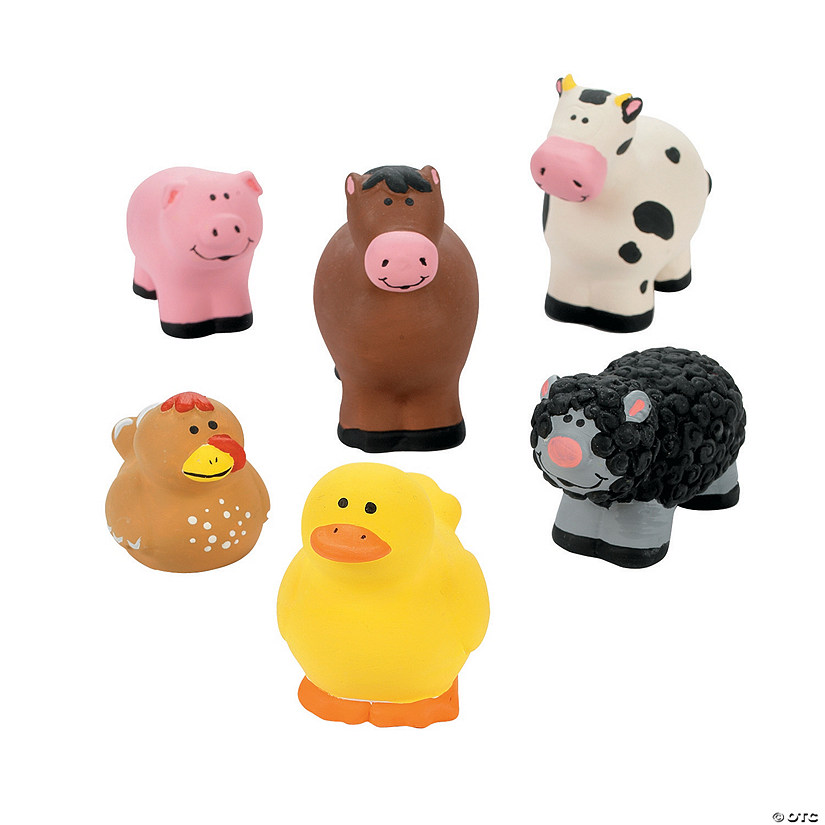 DIY Ceramic Farm Animals Discontinued