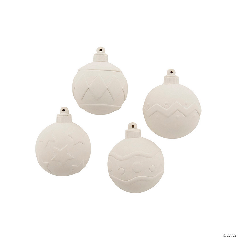 DIY Ceramic Hanging Ornaments - 12 Pc. Image