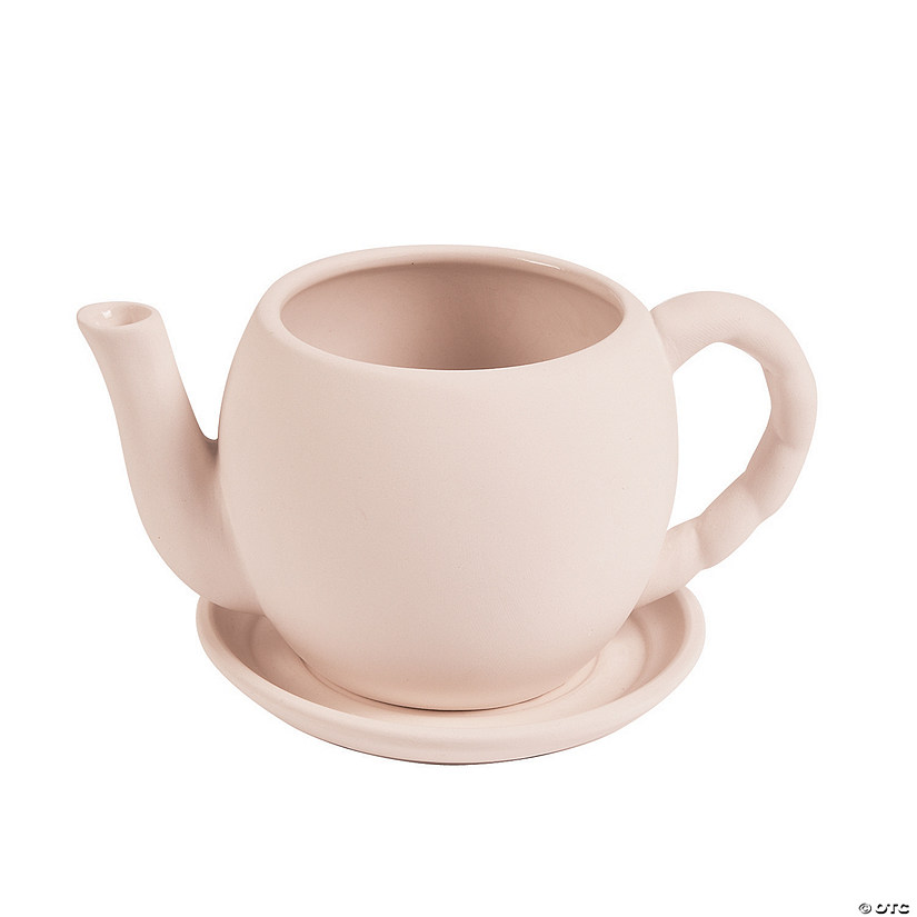 DIY Ceramic Teapot Flower Planters - 12 Pc. Image
