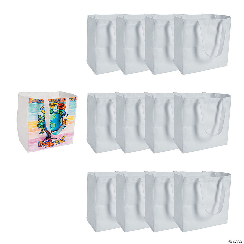DIY Large Shopper Totes - 12 Pc. Image
