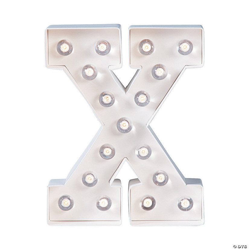 DIY Letter &#8220;X&#8221; Marquee Light-Up Kit - Makes 1 Image