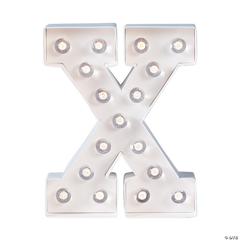 DIY Letter &amp;#8220;X&amp;#8221; Marquee Light-Up Kit - Makes 1 Image