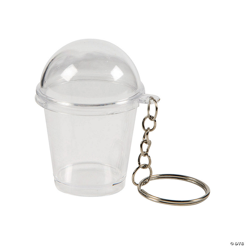 DIY Mini Fillable Container Keychains 12 Pc. Discontinued