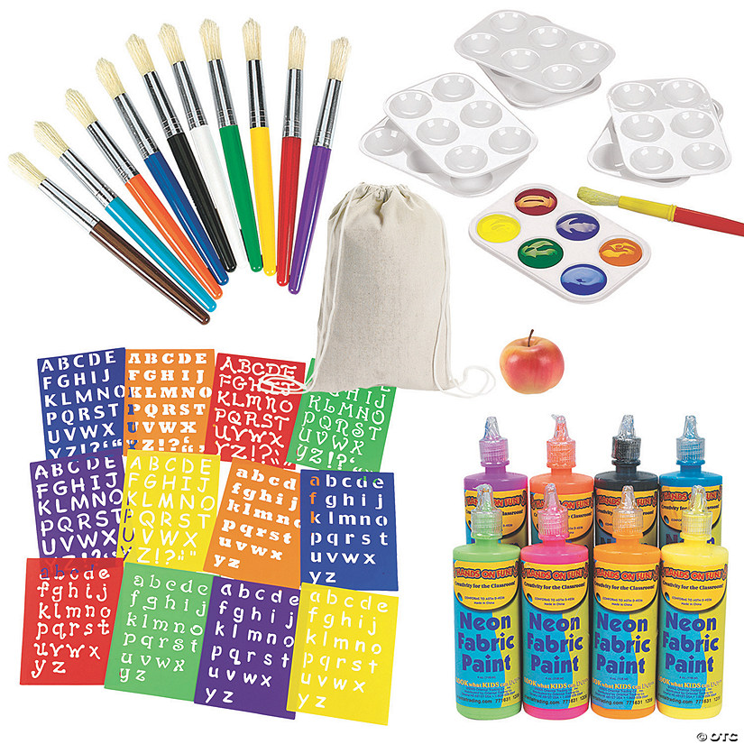 DIY Paint Your Own Backpack Kit - 54 Pc. Image