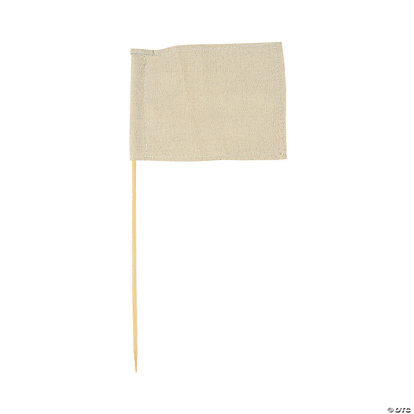 DIY Small Canvas Flags 12 Pc. Oriental Trading