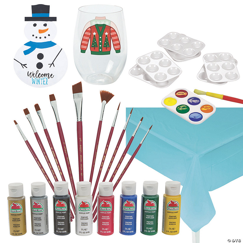 DIY Snowman Craft Kit Party for 6 Image
