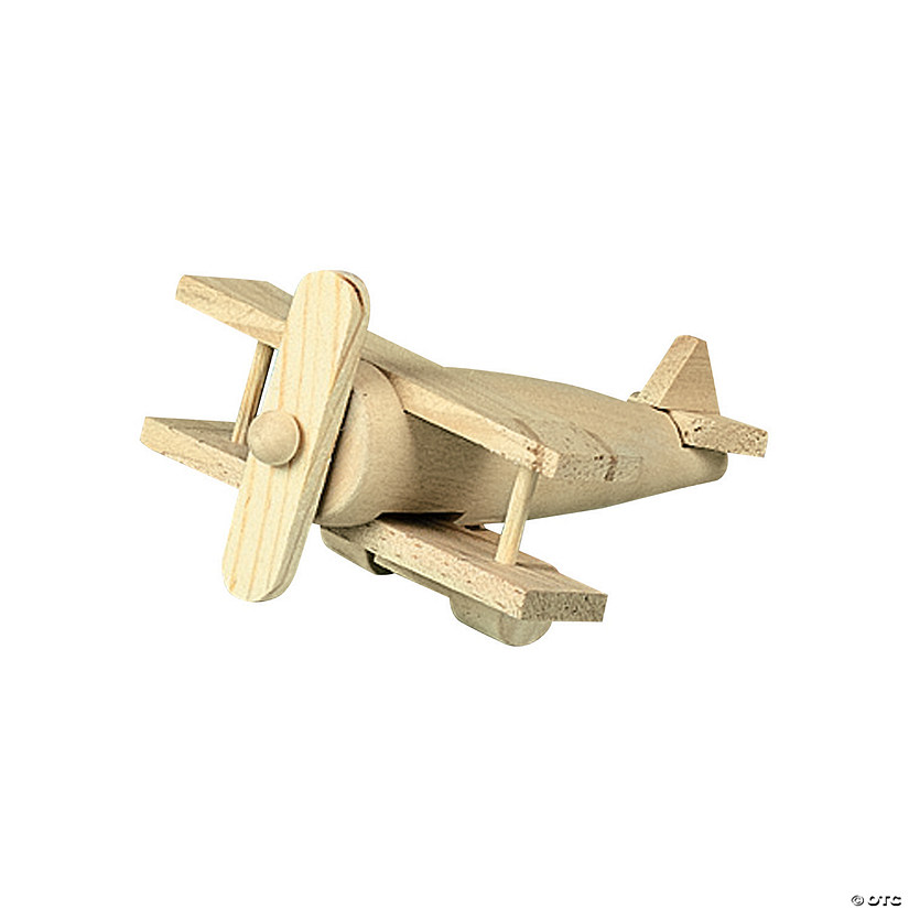 DIY Unfinished Wood Airplanes - 12 Pc. Image