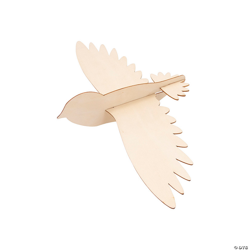 DIY Unfinished Wood Bird Gliders - 12 Pc. Image