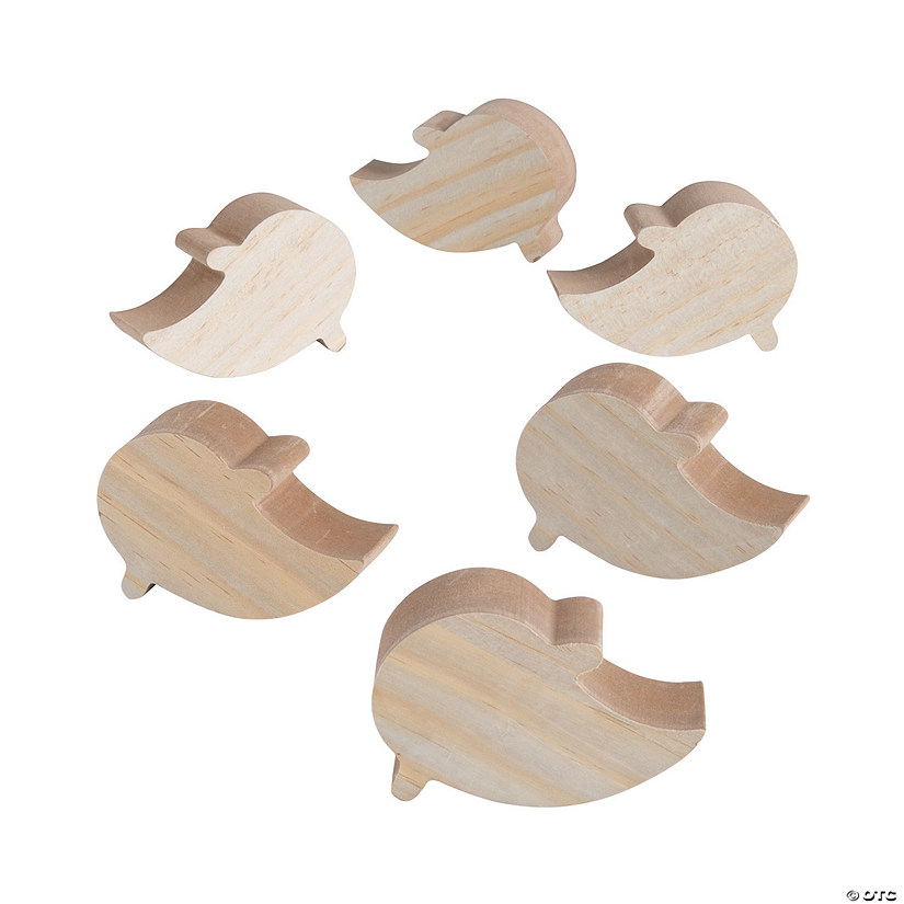 DIY Unfinished Wood Ghosts 6 Pc. Oriental Trading