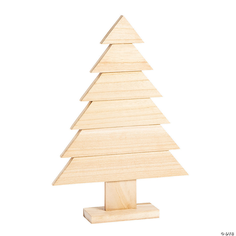 Wooden Christmas Tree Craft
