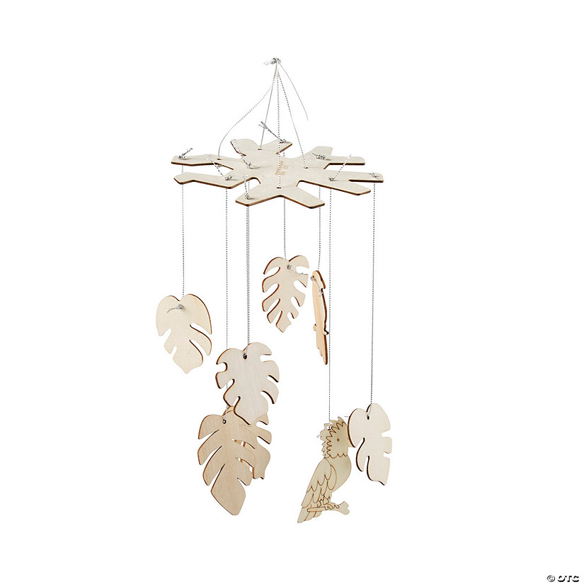 DIY Unfinished Wood Tropical Mobiles &#8211; 6 Pc. Image