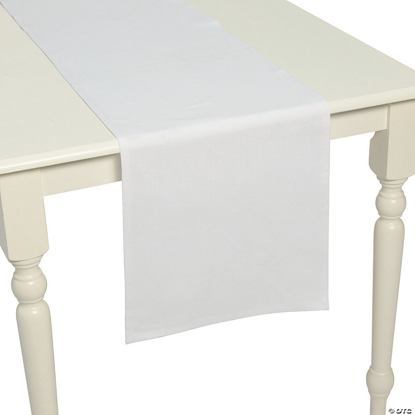 DIY White Table Runner Image
