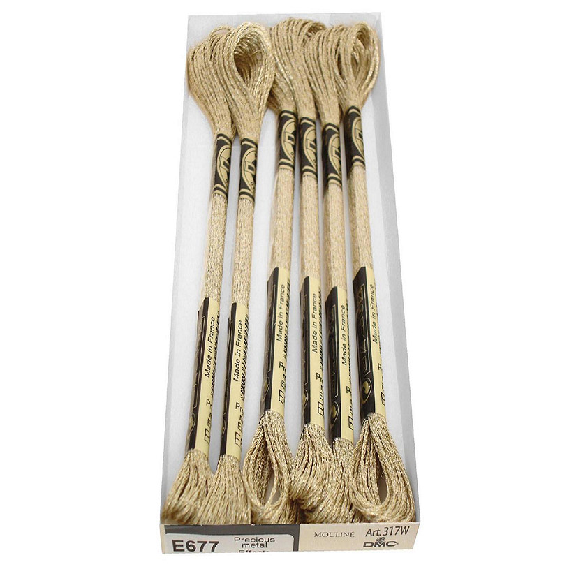 DMC Light Effects Emb Floss Precious Metals W Gold