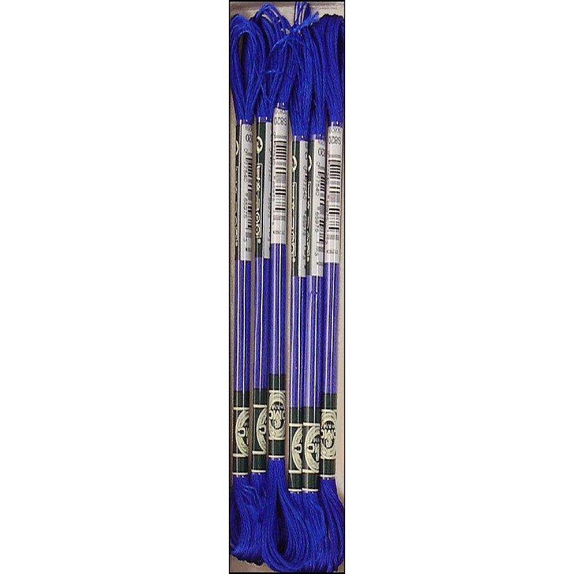 DMC Satin Embroidery Floss Deep Royal Blue