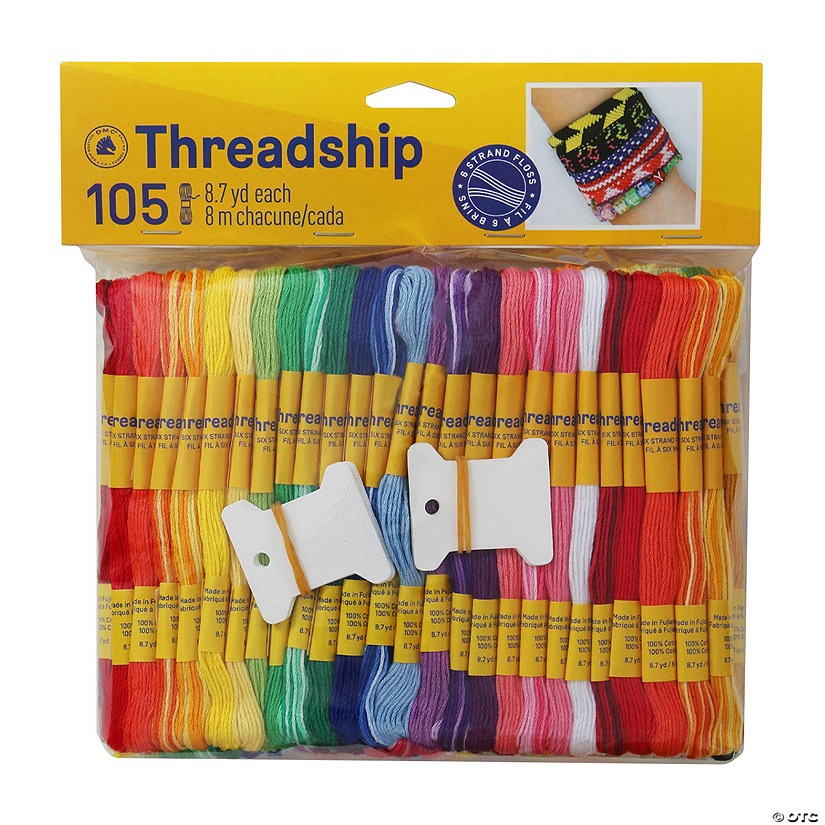 DMC Threadship 6-Strand Embroidery Floss Jumbo Pack-105 colors Image