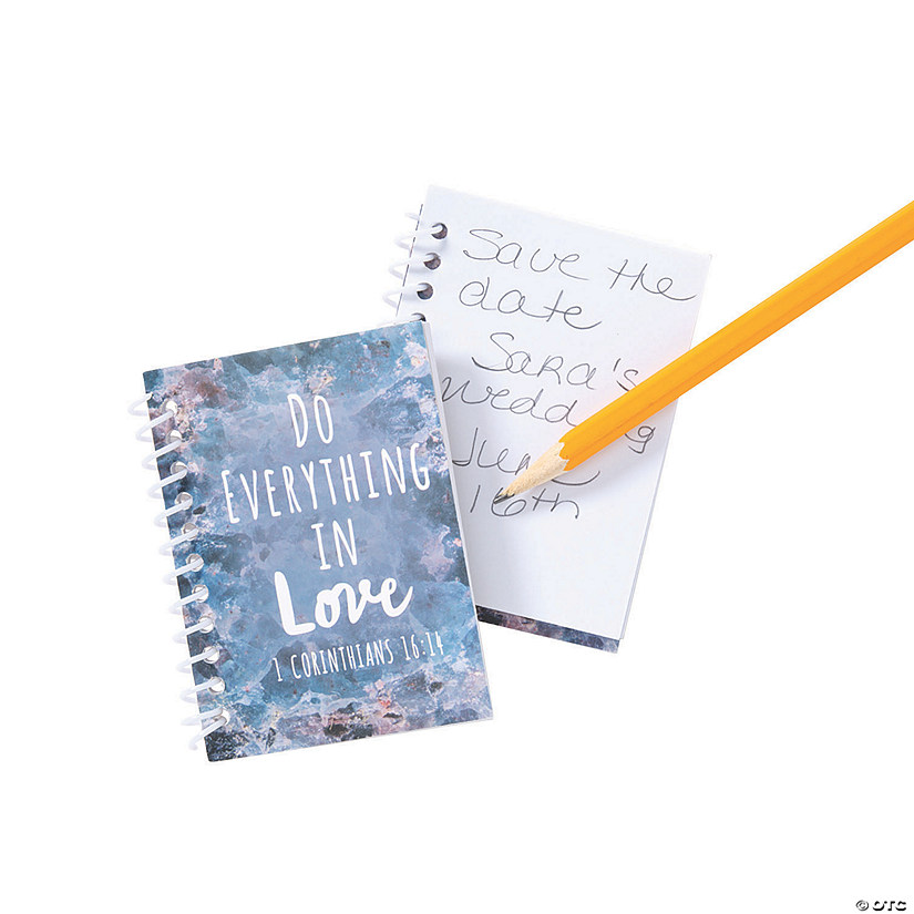 Do Everything in Love Mini Spiral Notebooks - 24 Pc. Image