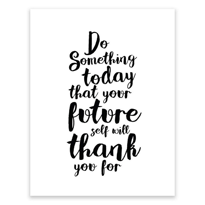 Do Something Today Quote 1Pk 8.5x11in Image