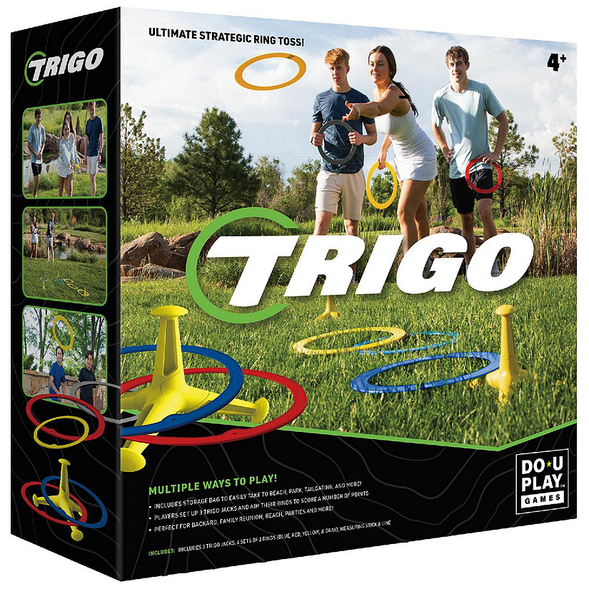 Do-U-Play: Trigo Ring Toss - Colorful Throwing &amp; Hooking Game,Ages 3+ Image