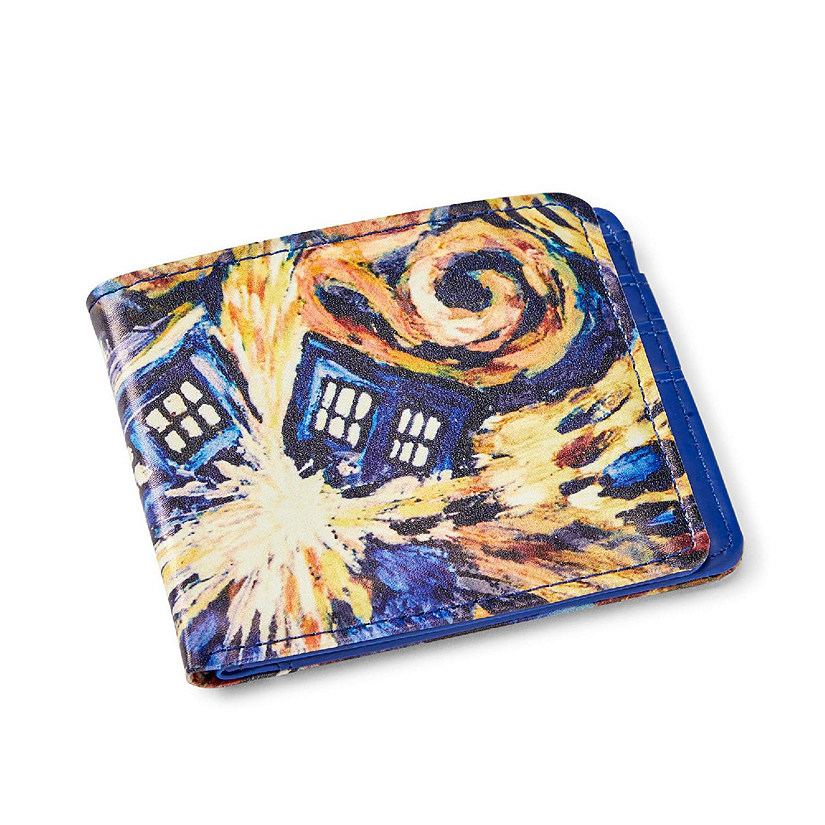 Doctor Who Bi-Fold Wallet Van Gogh Exploding TARDIS Image