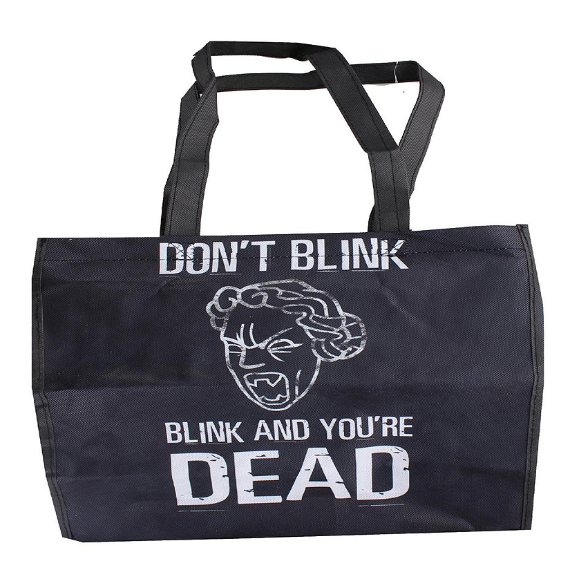 Doctor Who Large Tote Bag: Don&#8217;t Blink/ Blink And You're Dead Image