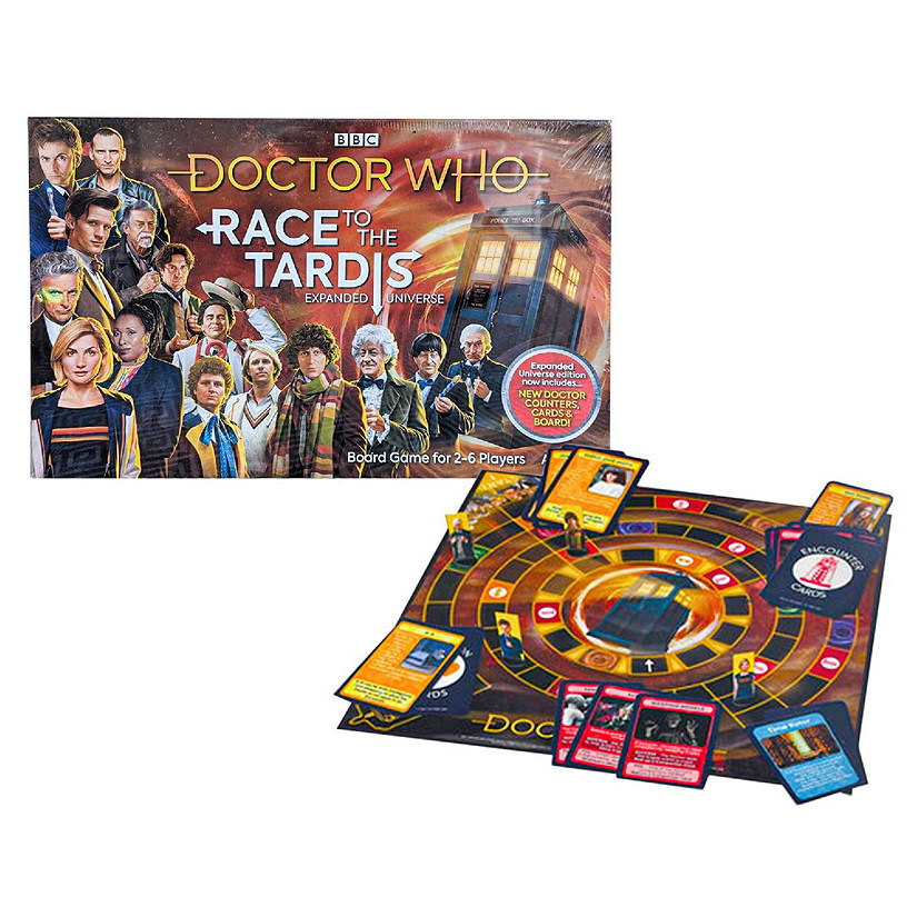 Doctor Who Race to the Tardis Expanded Universe Board Game Image