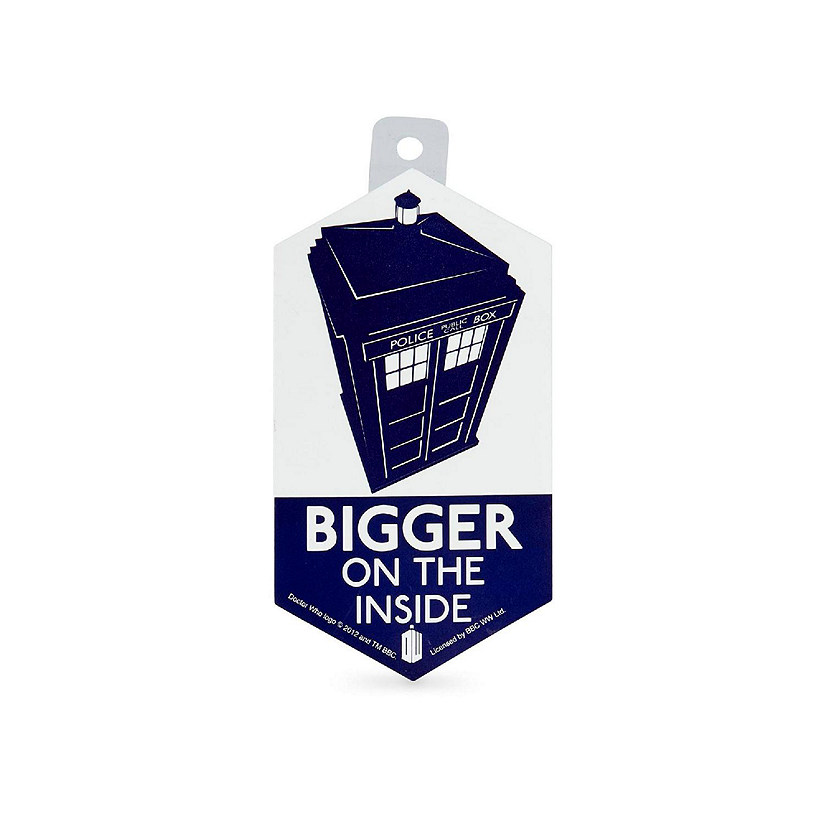 Doctor Who Sticker: Bigger On The Inside Image