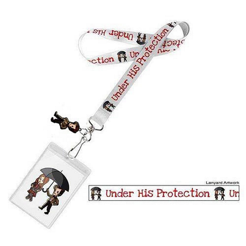 Doctor Who Under His Protection with 3D Matt Smith Lanyard Charm Image