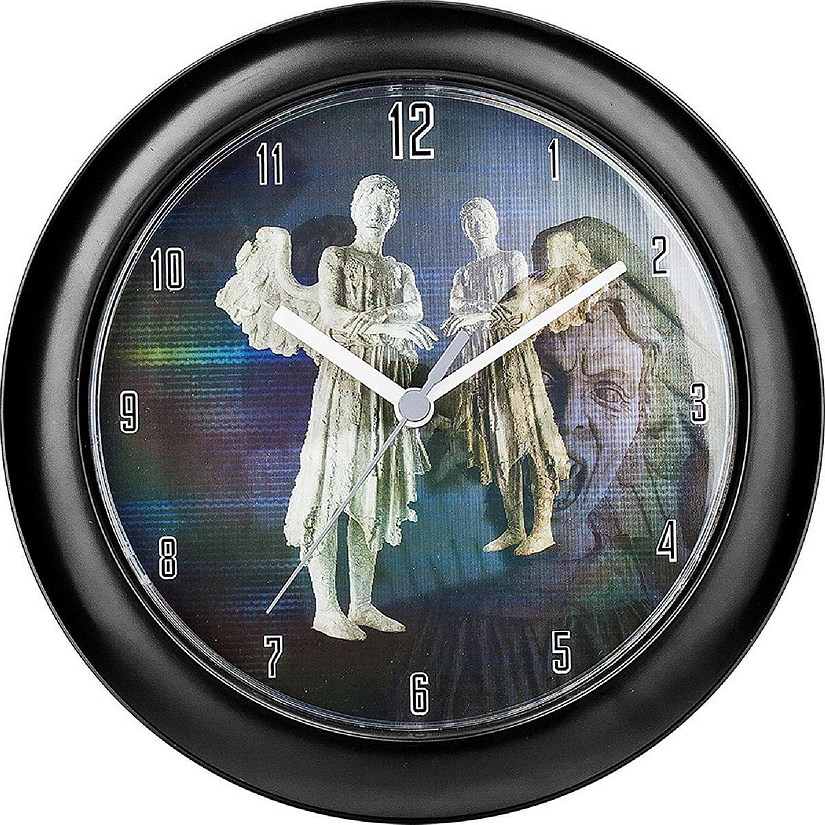 Doctor Who Weeping Angel Lenticular Wall Clock Image