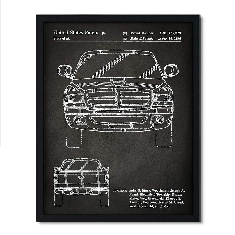 Dodge Ram 1997 Patent #2 8.5x11in Image