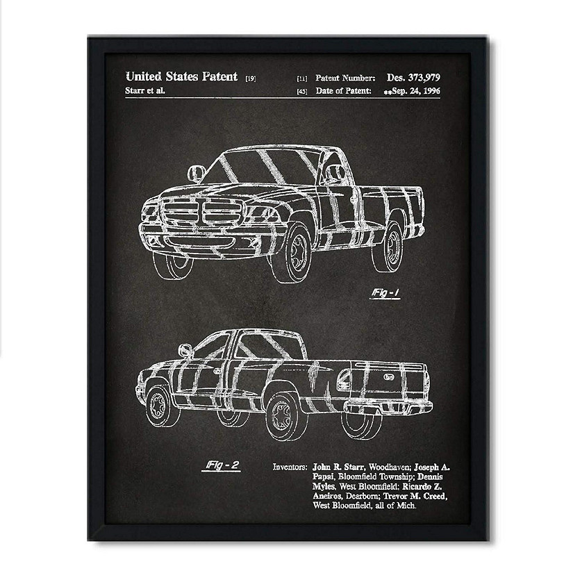 Dodge Ram 1997 Patent 8.5x11in Image