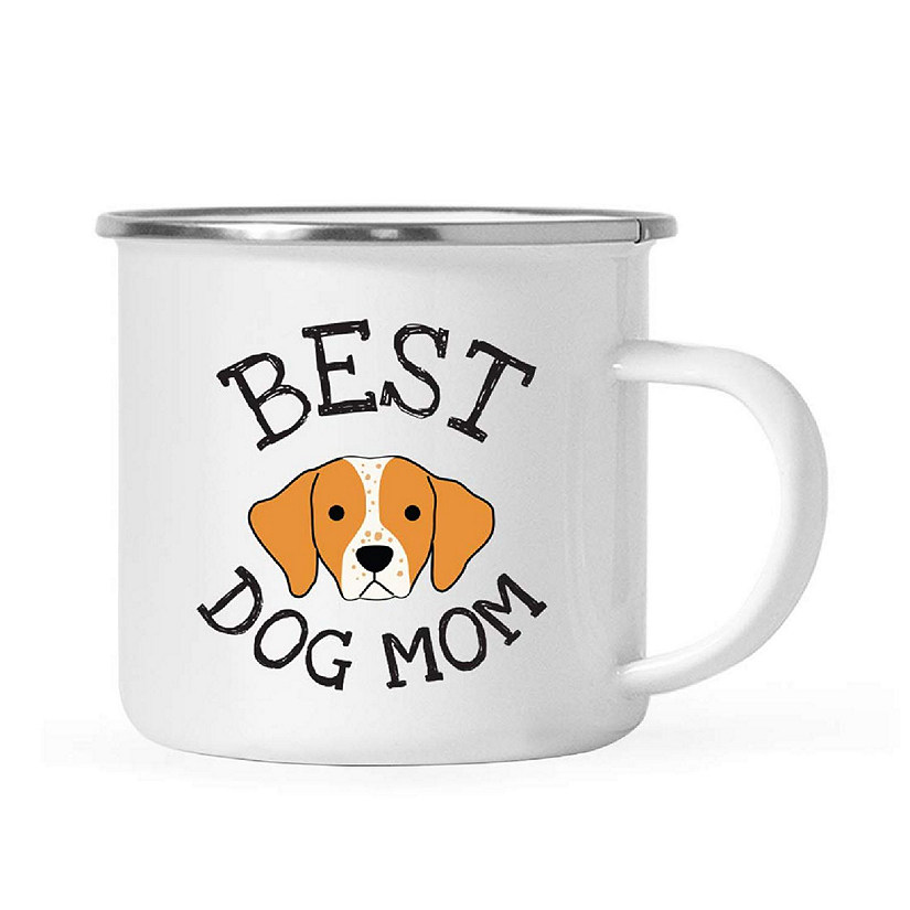 Dog Mom Brittany Spaniel 11oz Camp Mug Image