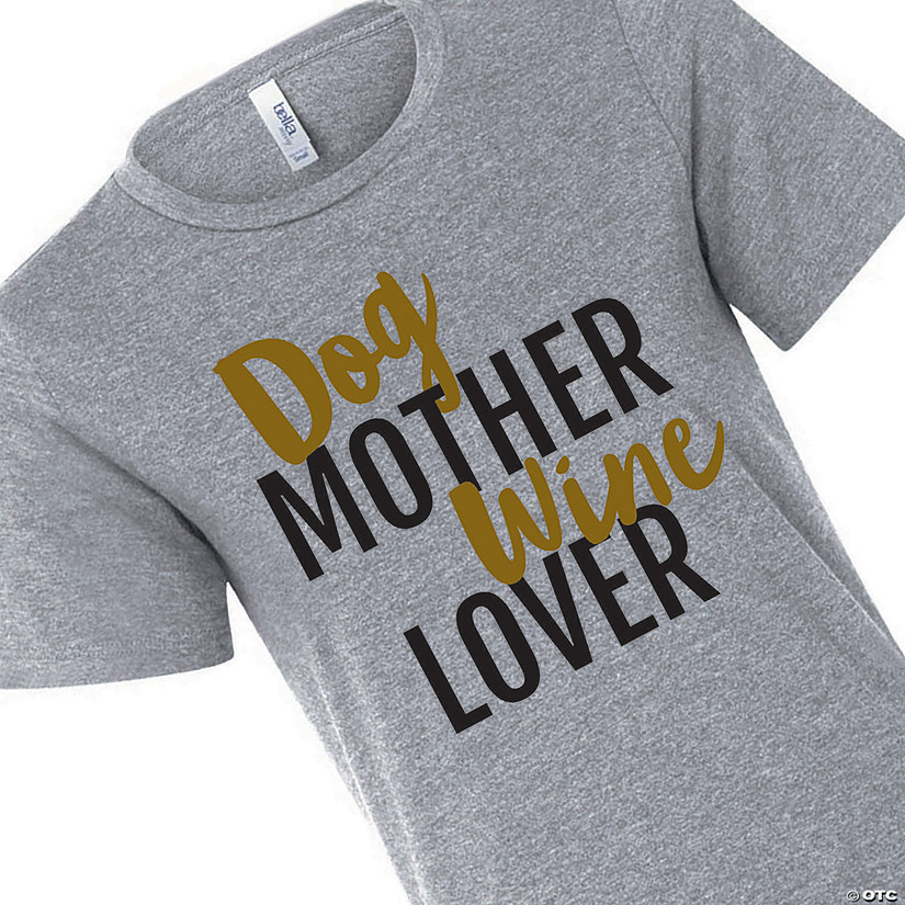 Dog Mother Wine Lover Women's T-Shirt | Oriental Trading